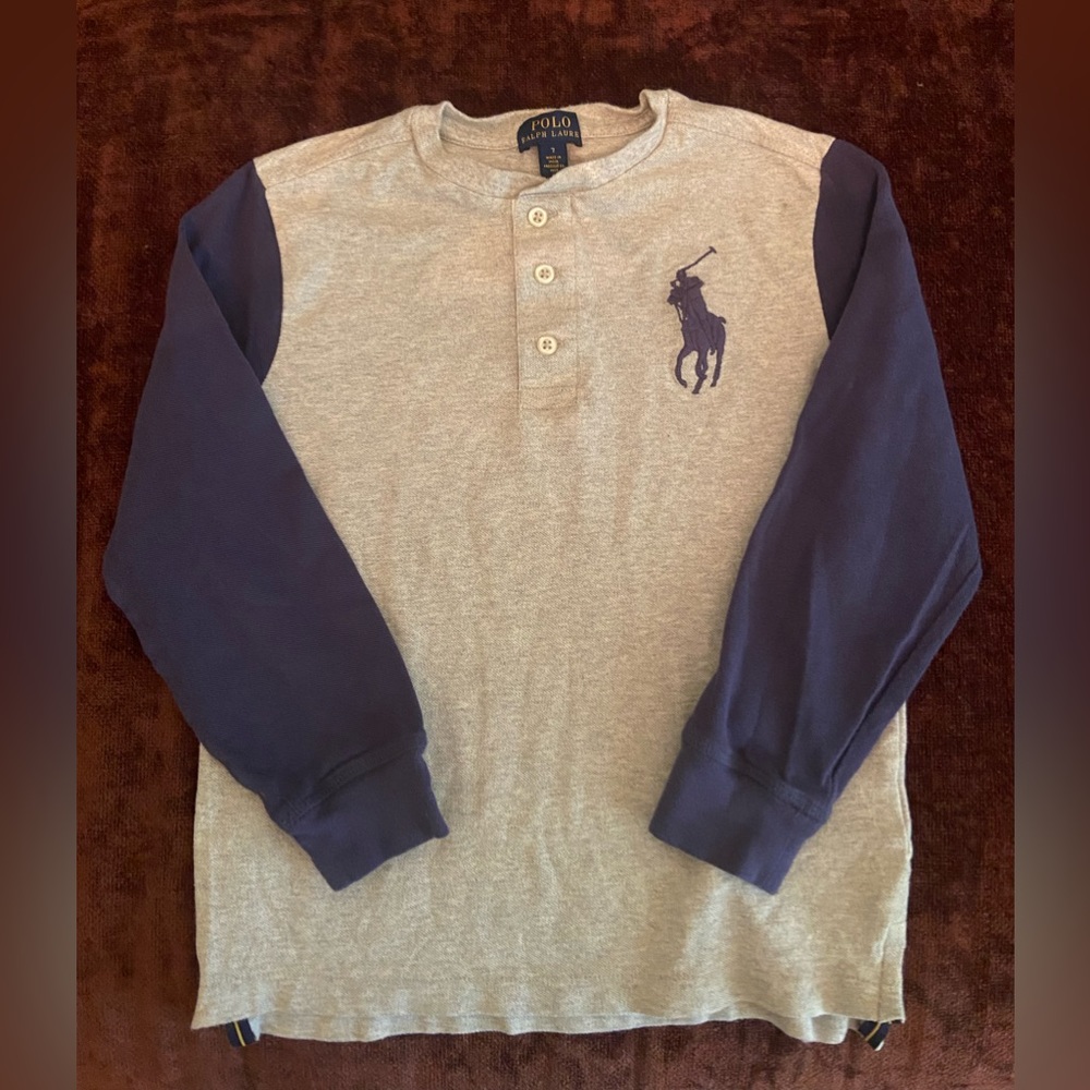 Boys Ralph Lauren Long Sleeve with Big Horse Logo